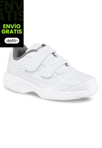 Tenis Colegial 11 New Blanco Para Niño Y Niña Croydon Croydon