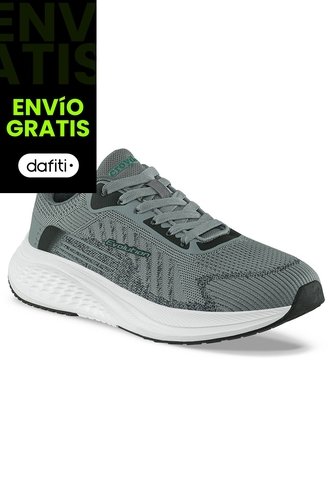 Tenis Running Azuk Gris Croydon Para Hombre Croydon