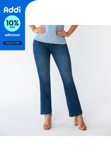 Jean Camila Azul Para Mujer Croydon
