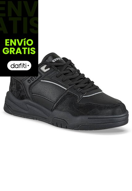 Tenis Urbanos Llodest Negro Croydon Para Mujer