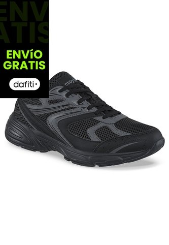 Tenis Urbanos Bilaro Negro-Gris Croydon Para Hombre Croydon