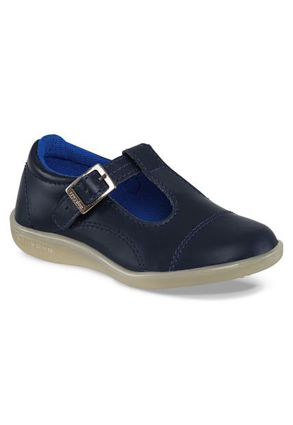 Zapatos Escolares Colegial Videl Azul Para Niña Croydon