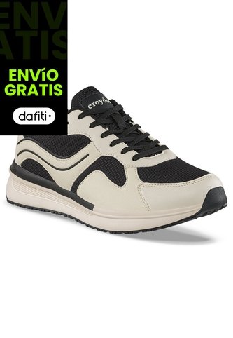 Tenis Urbanos Salur Beige Croydon Para Hombre Croydon