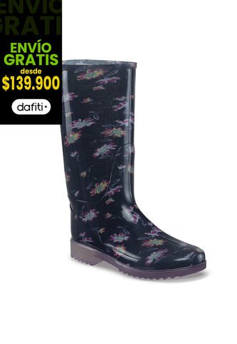 Botas Lluvia Janah Negro Croydon Para Mujer Croydon