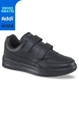 Tenis Colegio Shopir Pro V Negro-Gris Para Hombre Y Mujer Croydon Croydon