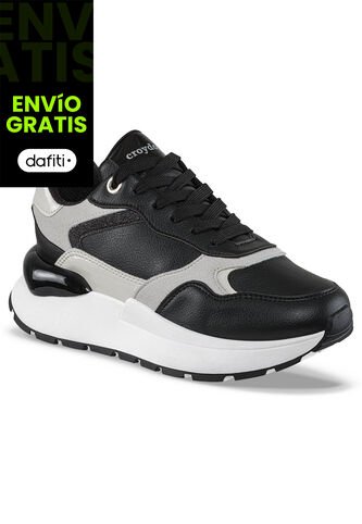 Tenis Urbanos Tabitha Negro Croydon Para Mujer Croydon