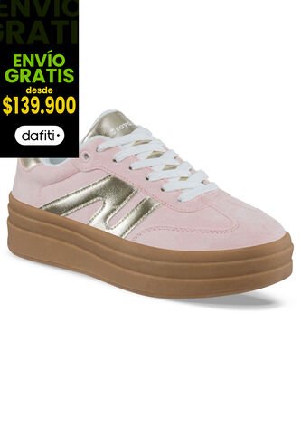 Tenis Urbanos Vintar Rosa Croydon Para Mujer Croydon