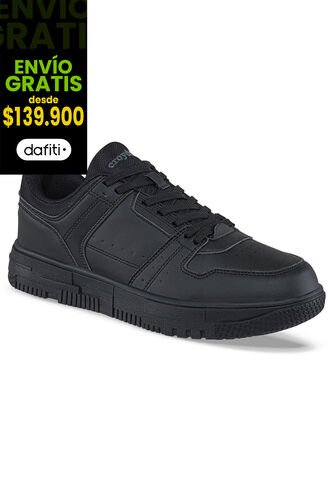 Tenis Urbanos Mixkar Negro Croydon Para Hombre Croydon