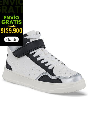 Tenis Urbanos Dynexa Blanco-Negro Croydon Para Mujer Croydon