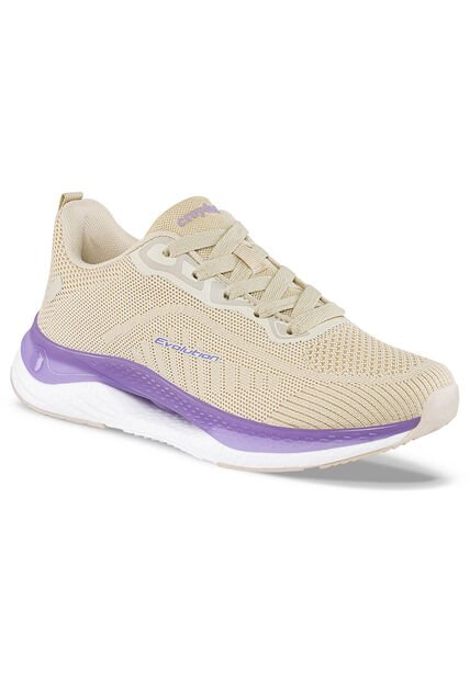 Tenis Running Drize Beige Para Mujer Croydon