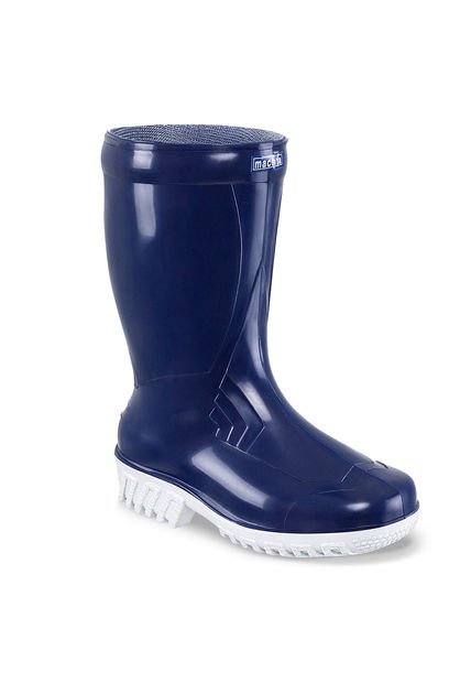 Botas De Lluvia Machita Kids Azul Para Niño Y Niña Croydon