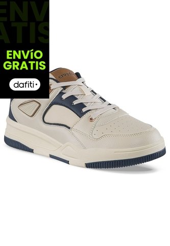 Tenis Urbanos Dixo Beige Croydon Para Hombre Croydon