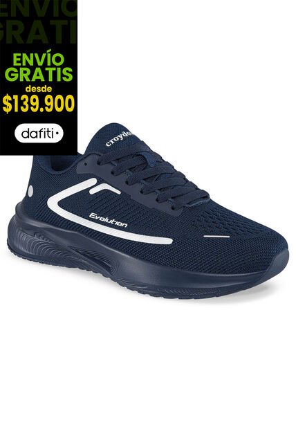 Tenis Running Bivix Azul O-Azul Croydon Para Hombre