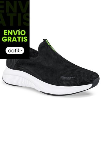 Tenis Para Caminar Temis Negro-Blanco Croydon Para Hombre Croydon