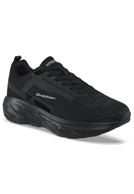 Tenis Running Ynav Negro-Negro Croydon Para Hombre