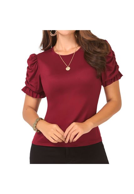 Blusa Xiana Vino Para Mujer Croydon