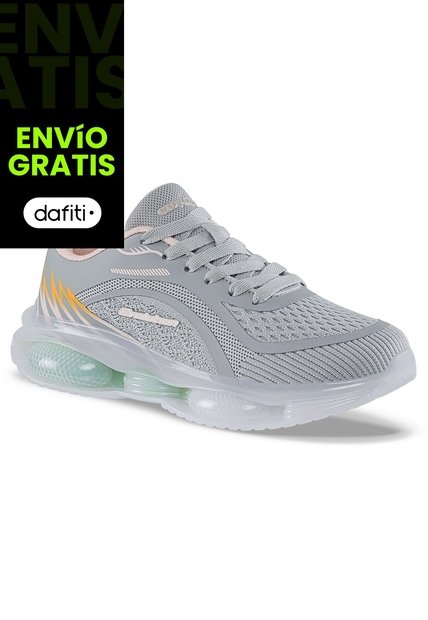 Tenis Running Lumo Gris Osc Croydon Para Mujer