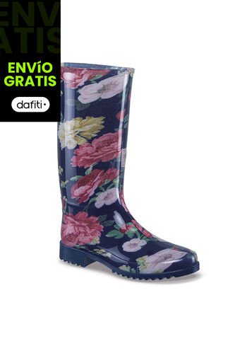 Botas Lluvia Haimi Azul Croydon Para Mujer Croydon