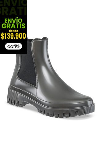 Botines Lluvia Kathie Gris Croydon Para Mujer Croydon