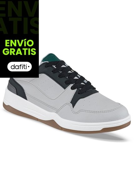 Tenis Urbanos Manzur Gris Croydon Para Hombre