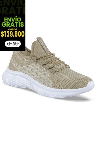 Tenis Running Trux Beige Para Mujer Croydon Croydon