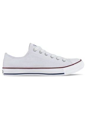 Tenis Discovery Bajo Blanco-Rojo Para Hombre Y Mujer Croydon