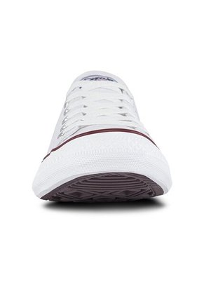 Tenis Discovery Bajo Blanco-Rojo Para Hombre Y Mujer Croydon