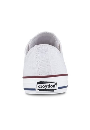 Tenis Discovery Bajo Blanco-Rojo Para Hombre Y Mujer Croydon