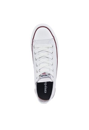 Tenis Discovery Bajo Blanco-Rojo Para Hombre Y Mujer Croydon