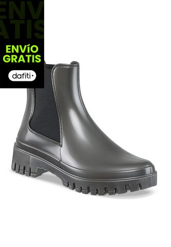 Botines Lluvia Kathie Gris Croydon Para Mujer Croydon