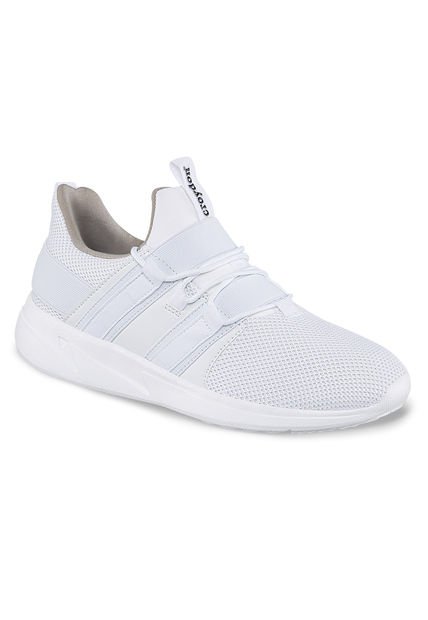 Tenis Escolares Riggi Blanco Para Niña Y Niño Croydon