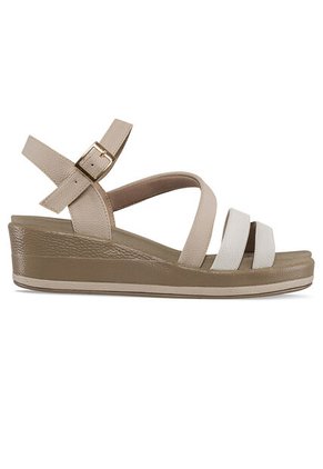 Sandalias Sindy Beige-Bla Para Mujer Croydon