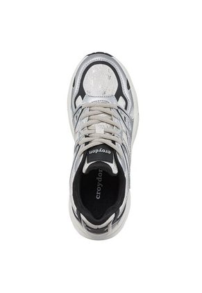 Tenis Urbanos Argame Gris-Negro Croydon Para Mujer