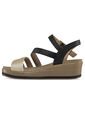 Sandalias Sindy Negro-Oro Para Mujer Croydon de Croydon