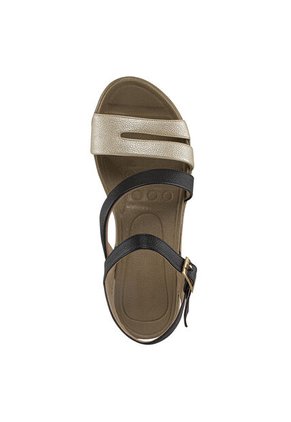 Sandalias Sindy Negro-Oro Para Mujer Croydon