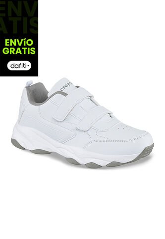 Tenis Escolares Schooly V Blanco Para Niño Y Niña Croydon Croydon