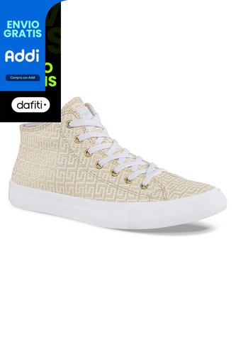 Botines Ania Alto Oro Para Mujer Croydon Croydon