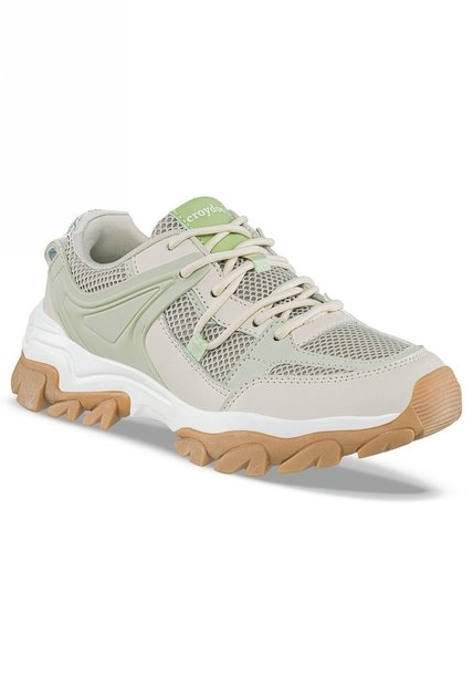 Tenis Urbanos Yniver Verde Claro Croydon Para Mujer