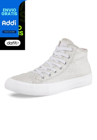 Botines Ania Alto Plata Para Mujer Croydon Croydon