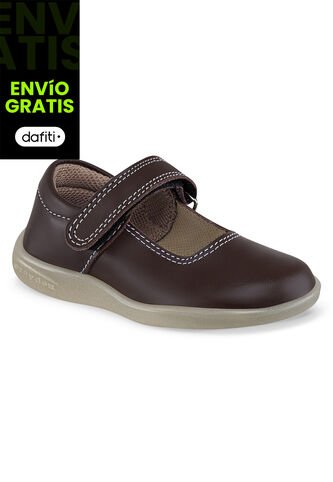 Zapatos Escolares Mafalda Café Para Niña Croydon Croydon