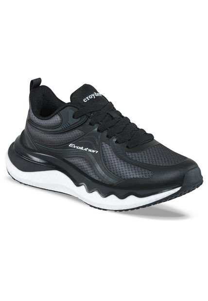 Tenis Running Flink Negro Para Mujer Croydon