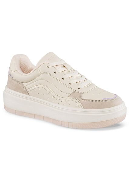 Tenis Urbanos Ilyra Beige Croydon Para Mujer