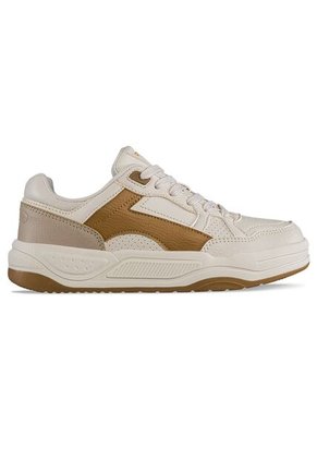 Tenis Urbanos Derme Beige-Café Croydon Para Mujer