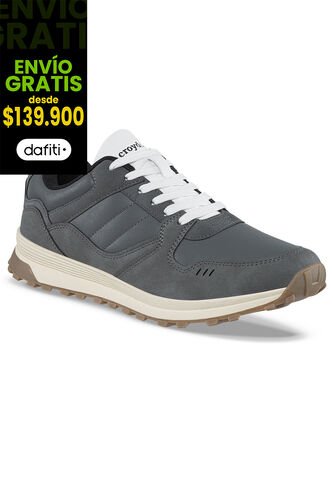Tenis Urbanos Fuder Gris Para Hombre Croydon Croydon