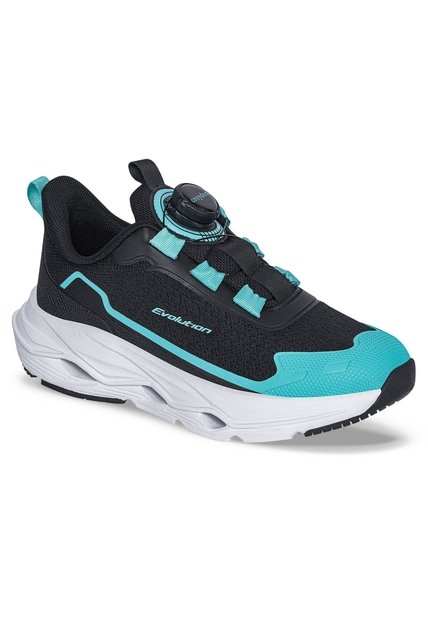 Tenis Running Graw Negro-Agua Croydon Para Niña