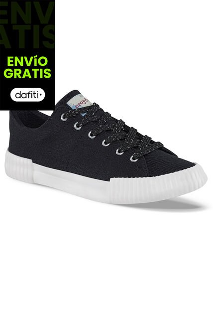 Zapatos Raw Bajo Negro Para Mujer Croydon