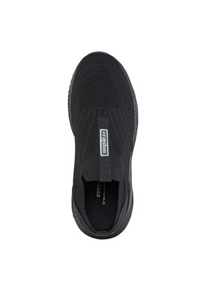 Tenis Para Caminar Zafali Negro-Negro Croydon Para Hombre