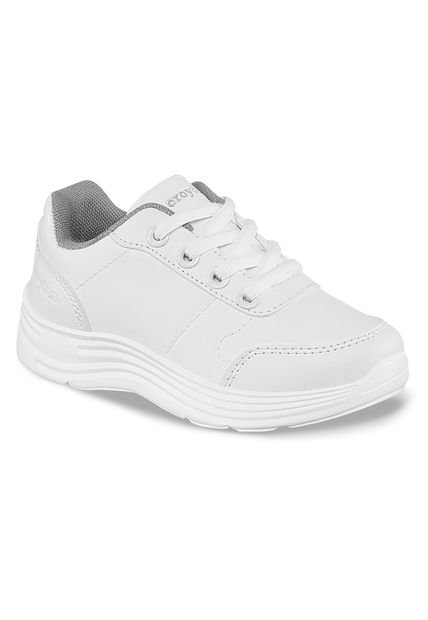 Tenis Escolares Schoology C Blanco Para Niña Y Niño Croydon