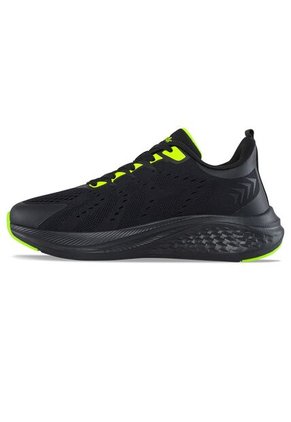 Tenis Running Armal Negro-Verde Croydon Para Hombre
