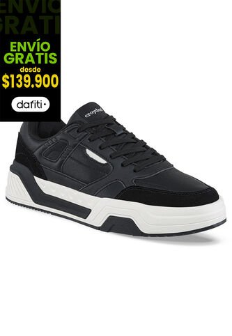 Tenis Urbanos Zano Negro Para Hombre Croydon Croydon
